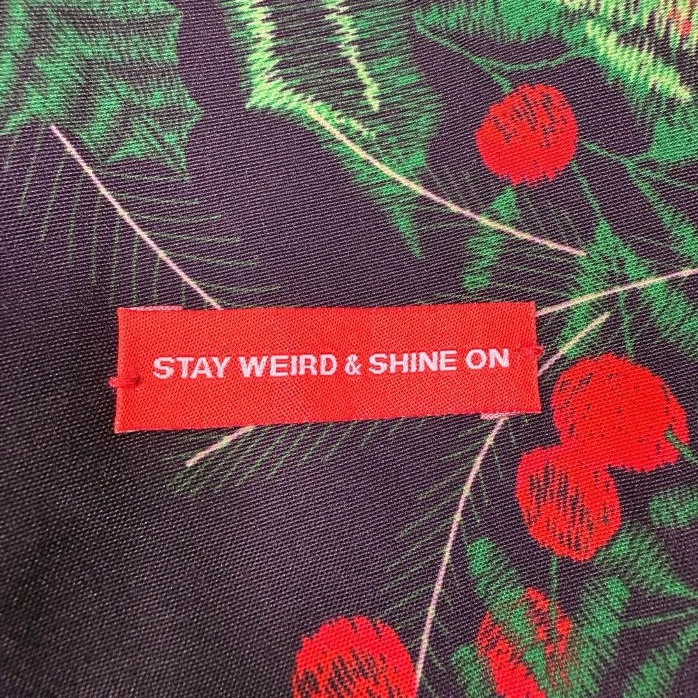 Shinesty Poinsettia Ugly Christmas Suit Blazer‎